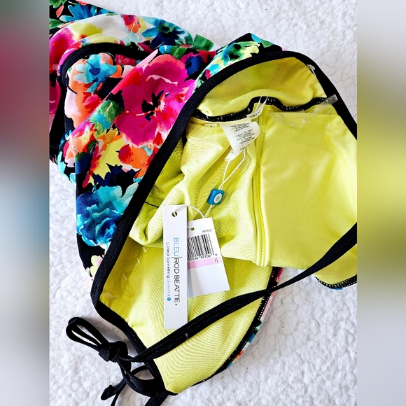 🆕️ BLEU ROD BEATTIE FLORAL ONE PIECE TUMMY CONTROL SWIMSUIT NEW - Picture 6 of 12